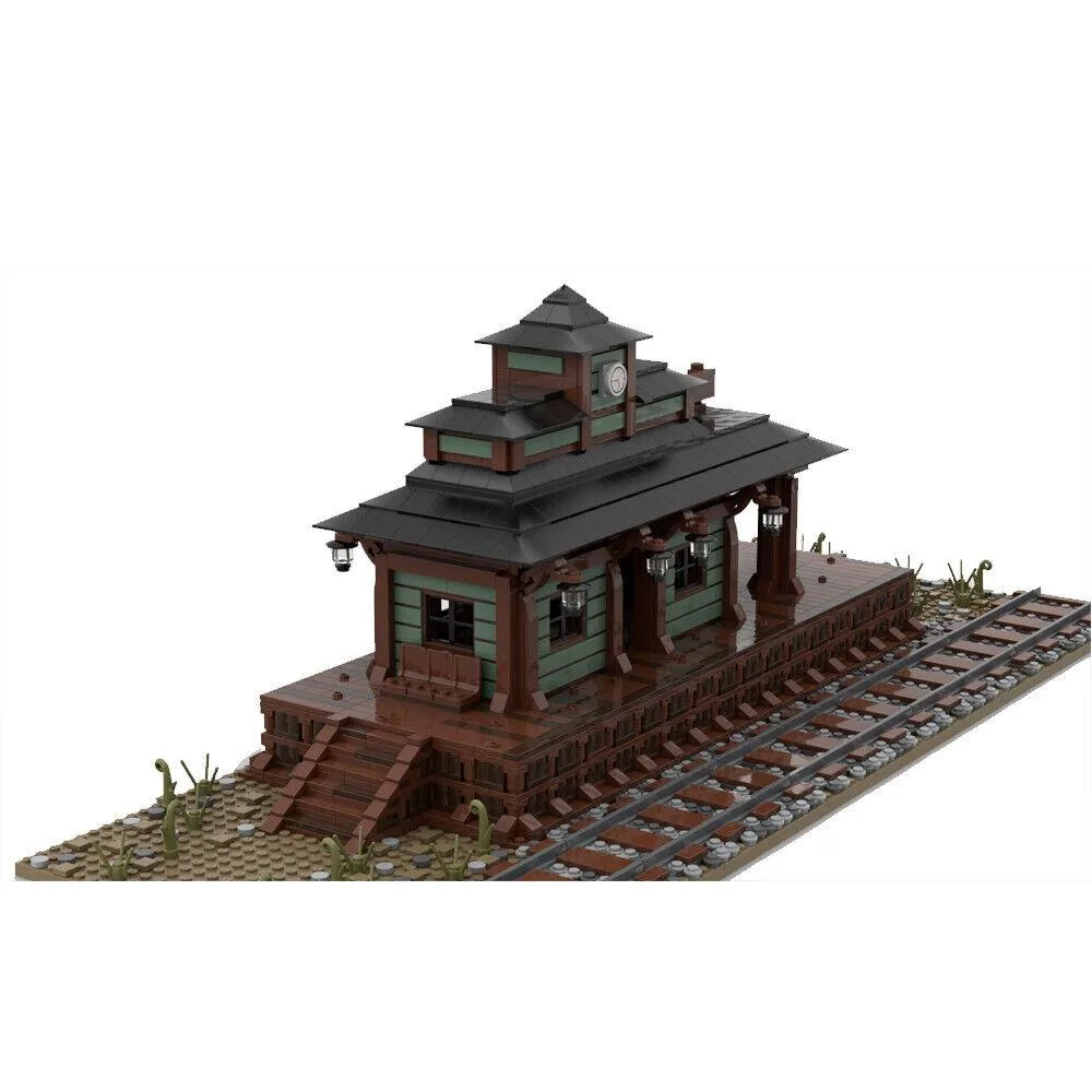 ZITIANYOUBUILD ZITIANYOUBUILD MOC-141720 Western Train Station Building Set 2947 Parts — product photo