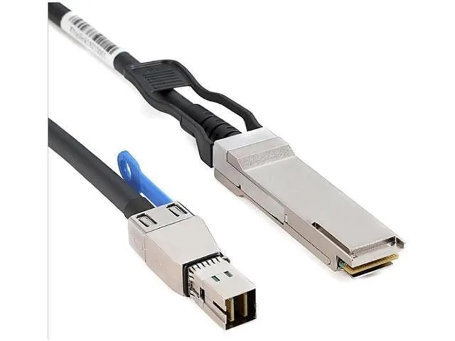 Fervit Fervit MiniSAS HD SFF8644 to QSFP 40G SFF8436 12Gbps 28AWG 10 Ohm 1M Cable — product photo
