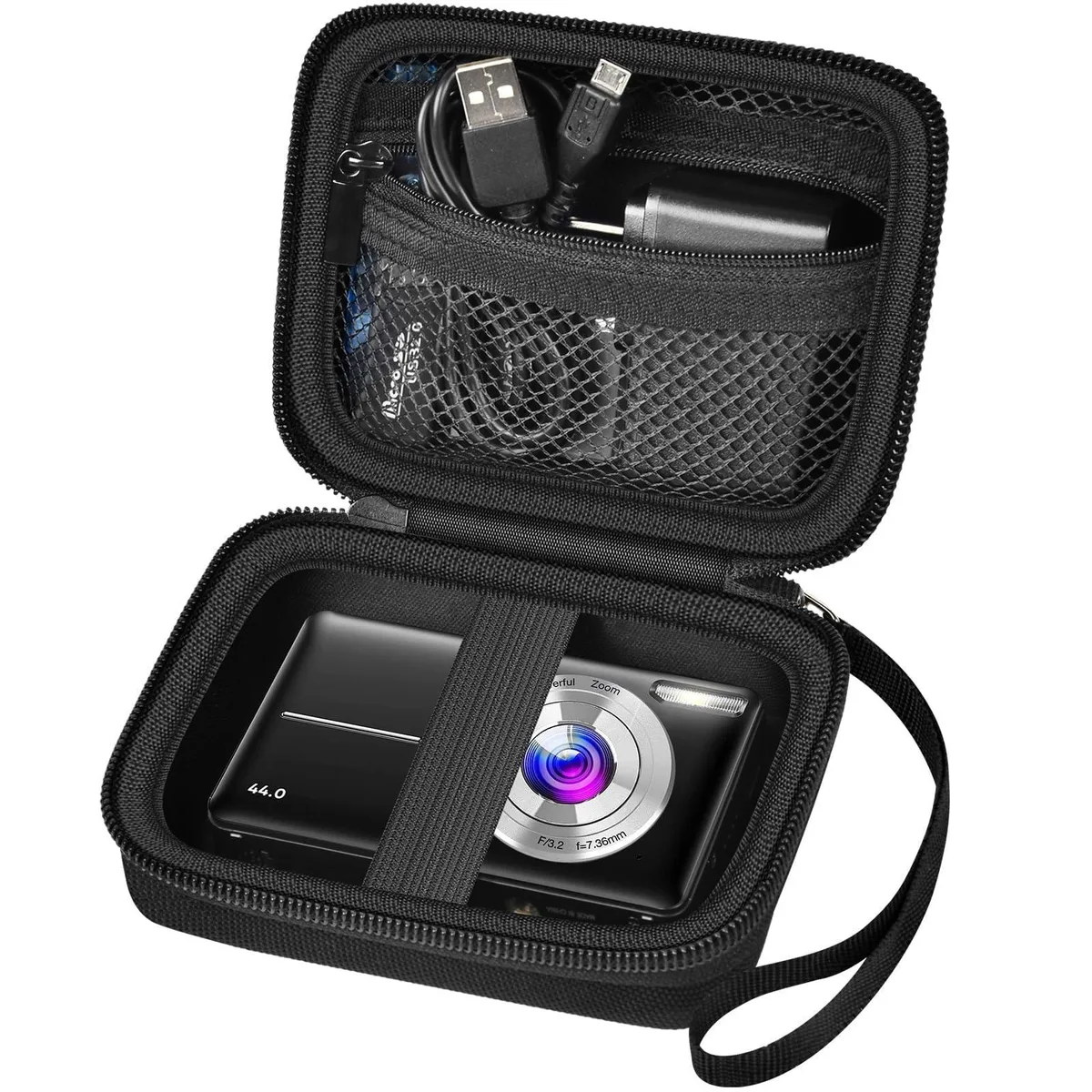 ALKOO AKCC-0701 Camera Case Black 5.25x3.75x2.5 in — product photo