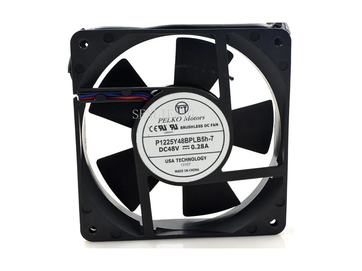 Fans Fans P1225Y48BPLB5h-7 120*120*25mm DC48V 0.28A three-wire converter case fan — product photo