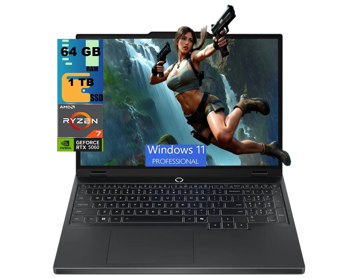Lenovo Lenovo Legion 5 15 gaming laptop Ryzen 7 260 RTX 5060 64GB 1TB — product photo