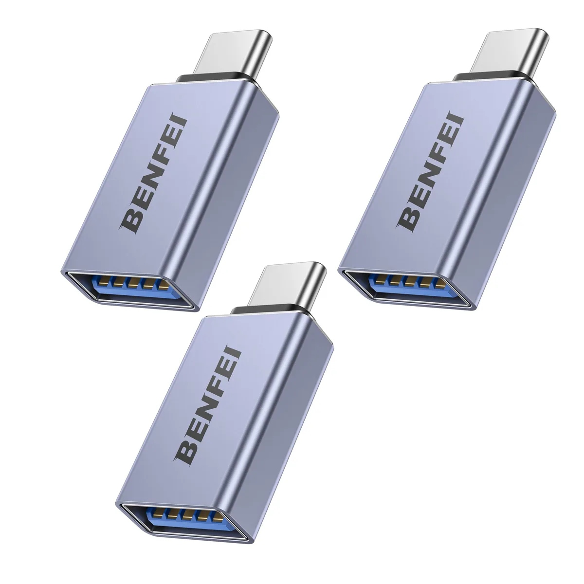  BENFEI USB-C to USB 3.0 Adapter Grey 000191grey — product photo