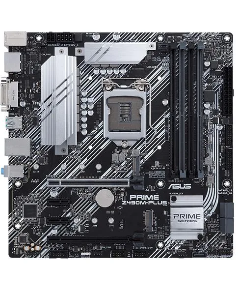 ASUS ASUS PRIME Z490M-PLUS Intel Z490 motherboard 128GB DDR4 — product photo