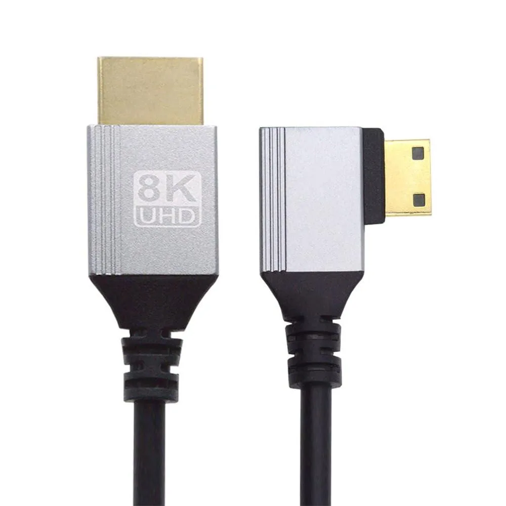 LORDWORLD LORDWORLD Mini HDMI 2.1 Type-A to Type-C 90° 0.5m — product photo