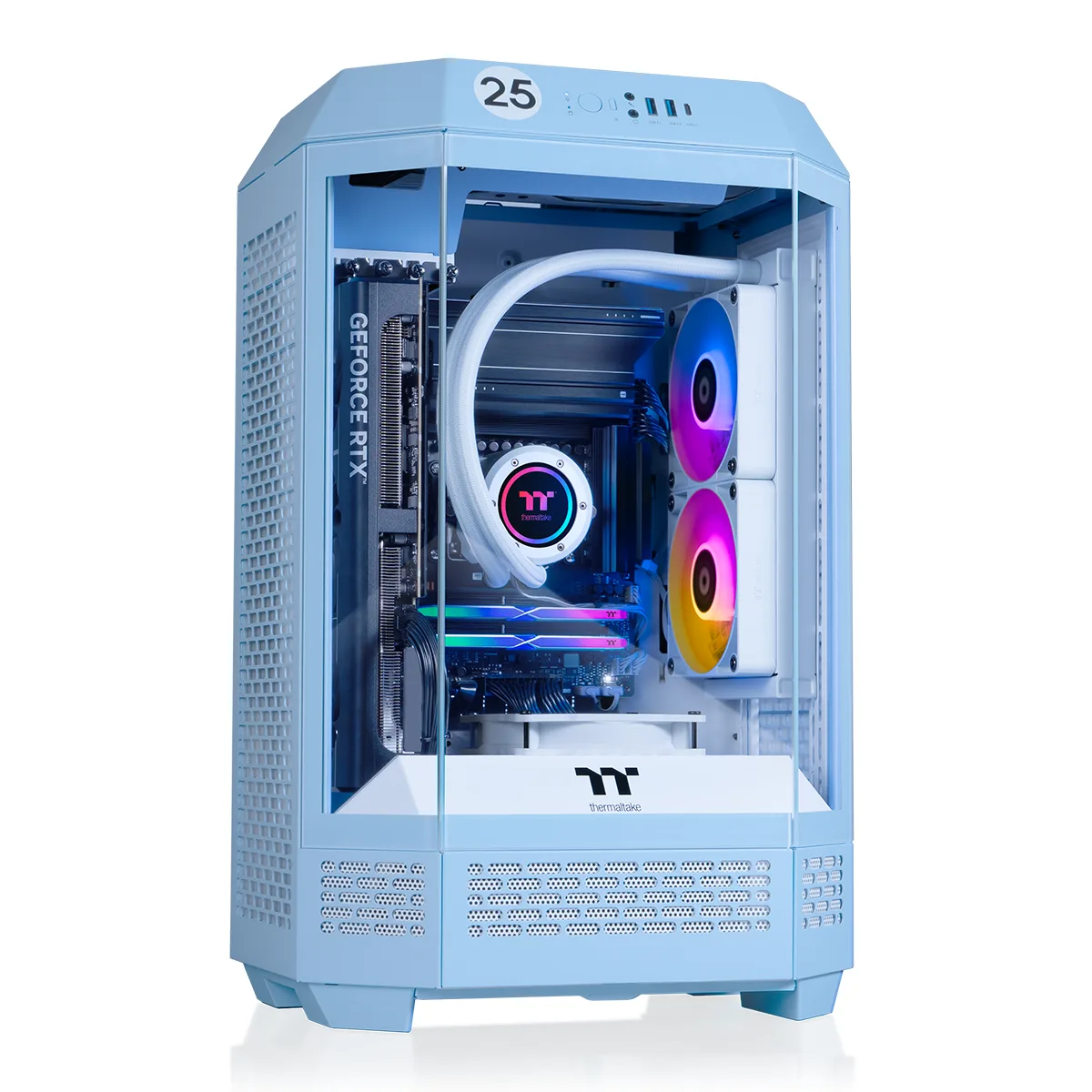 Thermaltake Thermaltake T3HB-B850-570-LCS gaming PC Ryzen 7 7800X3D 32GB DDR5 RTX 5070 2TB — product photo
