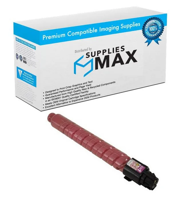 SuppliesMax SuppliesMax Magenta Toner Cartridge 6000 Pages for Ricoh IM-C300/IM-300F/IM-C400F/IM-C400SRF (842380) — product photo
