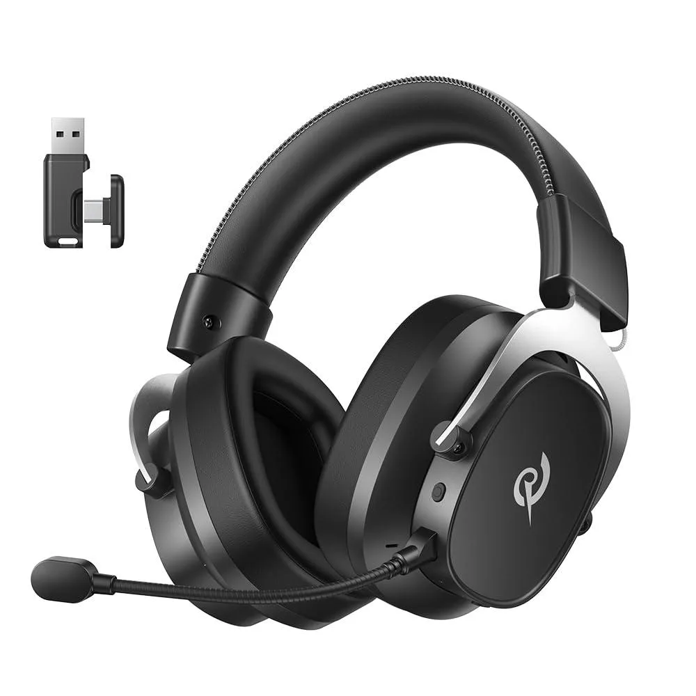 QCY VT200 53mm 7.1 Wireless Headset Sliver — product photo