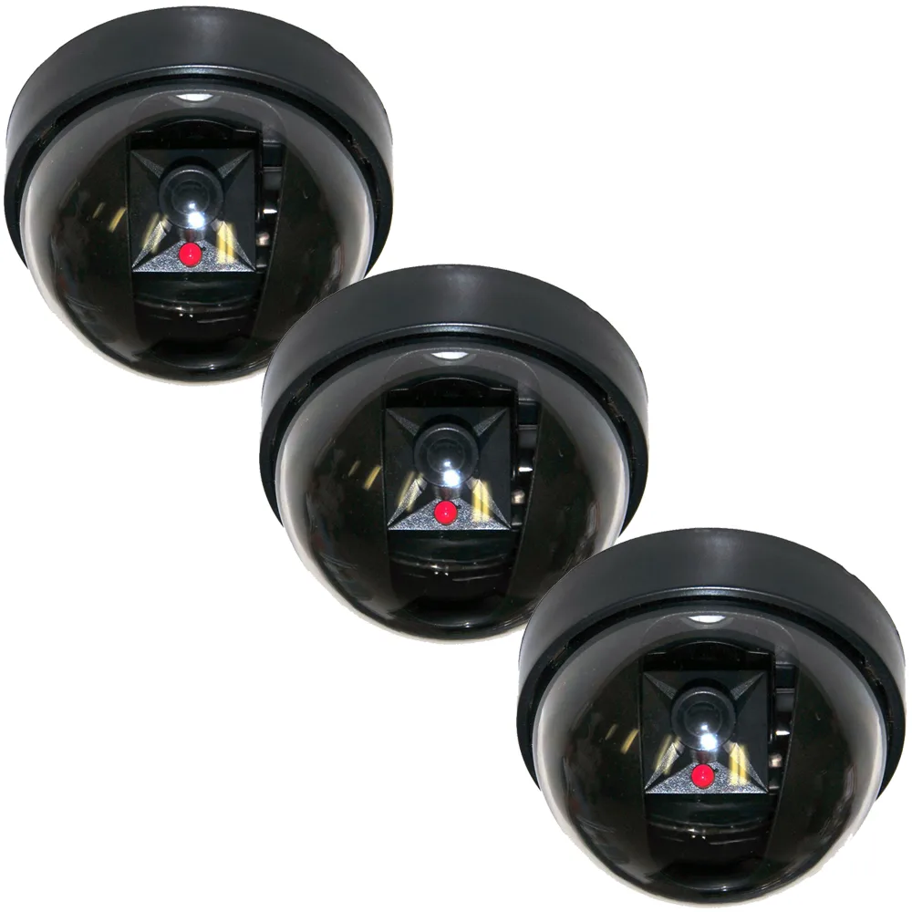 VideoSecu VideoSecu 3 Pack Dome Dummy CCTV Camera with Flashing LED — product photo