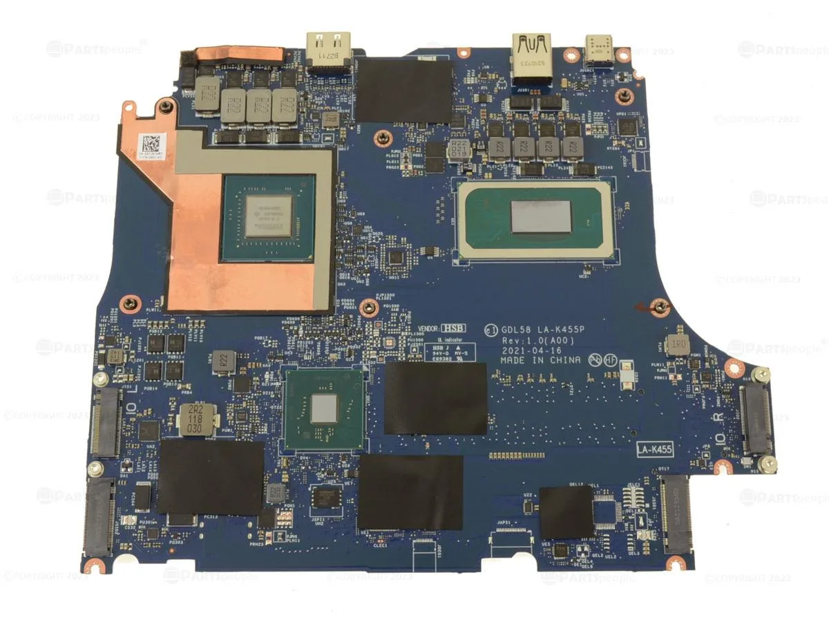 DELL DELL G Series G15 5511 Motherboard Intel i7-11800H RTX 3050 CVHV1 — product photo