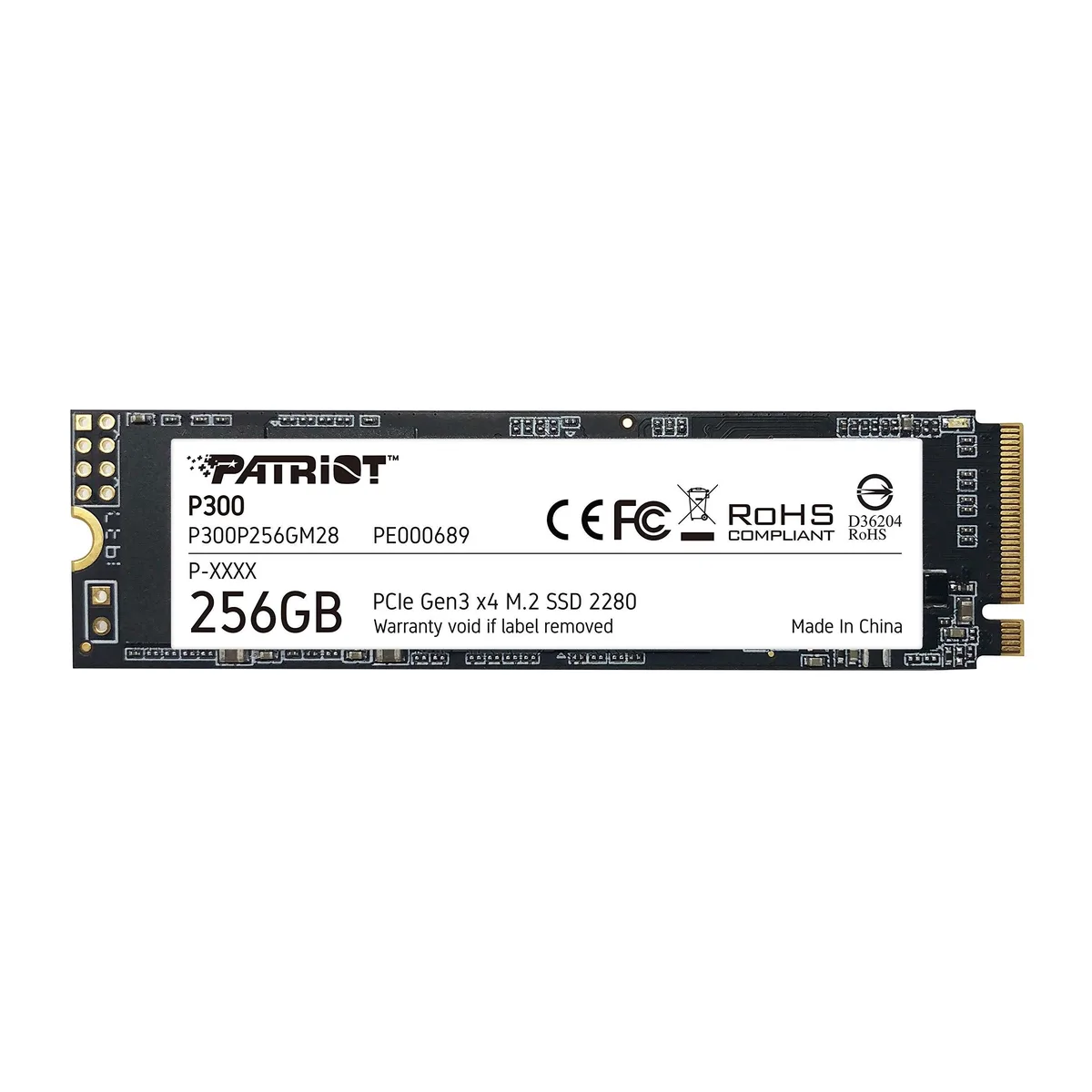 Patriot Memory Patriot Memory P300 256GB NVMe 2 in 1 accessory — product photo