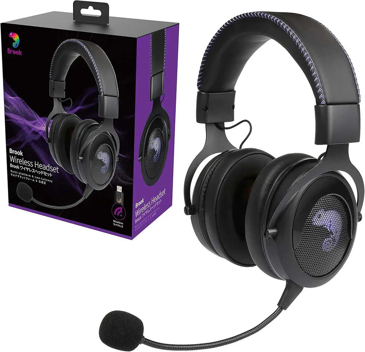 Zeroplus Zeroplus Brook Gaming US 2.4GHz Wireless Headset GM00010455 — product photo