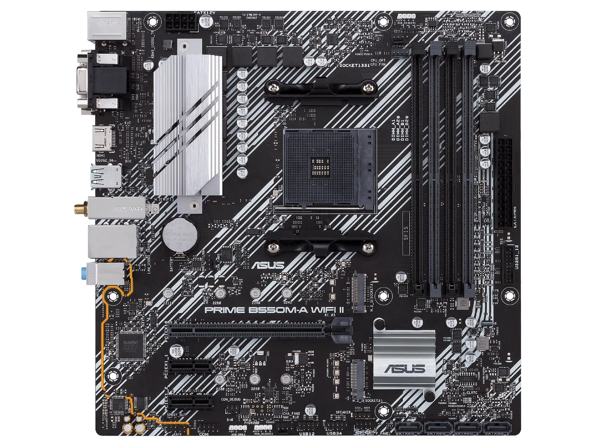 ASUS ASUS PRIME B550M-A WIFI II AMD motherboard — 商品写真