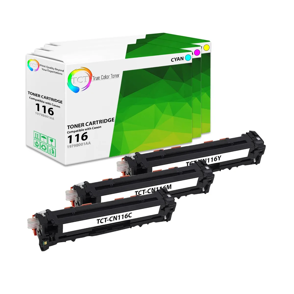 True Color Toner True Color Toner 116 Color Toner Cartridge 3 Pack — product photo