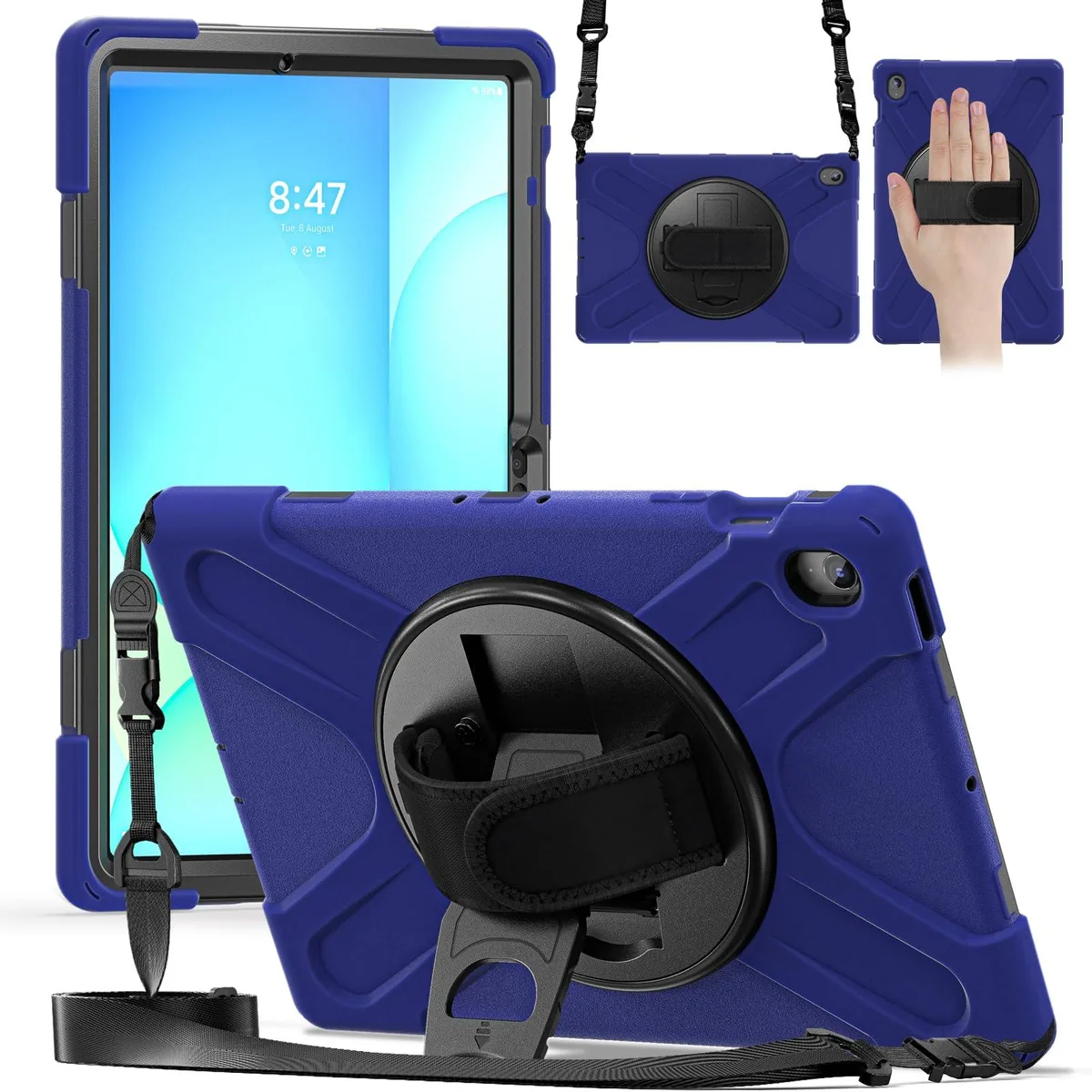 Timoom Timoom SM-X620 Shockproof Case for Galaxy Tab S10 FE+ 13.1" 2025 Navy Blue — product photo