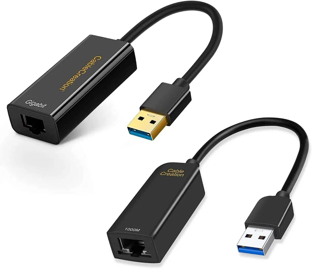 CableCreation CableCreation USB 3.0 to Ethernet Adapter Kit (Nintendo Switch + Laptop) — product photo