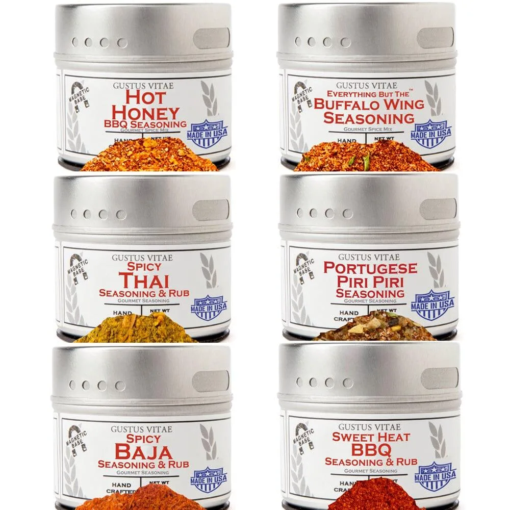 Gustus Vitae Condiments Gustus Vitae Condiments Red Hot Wings Seasoning Set — product photo