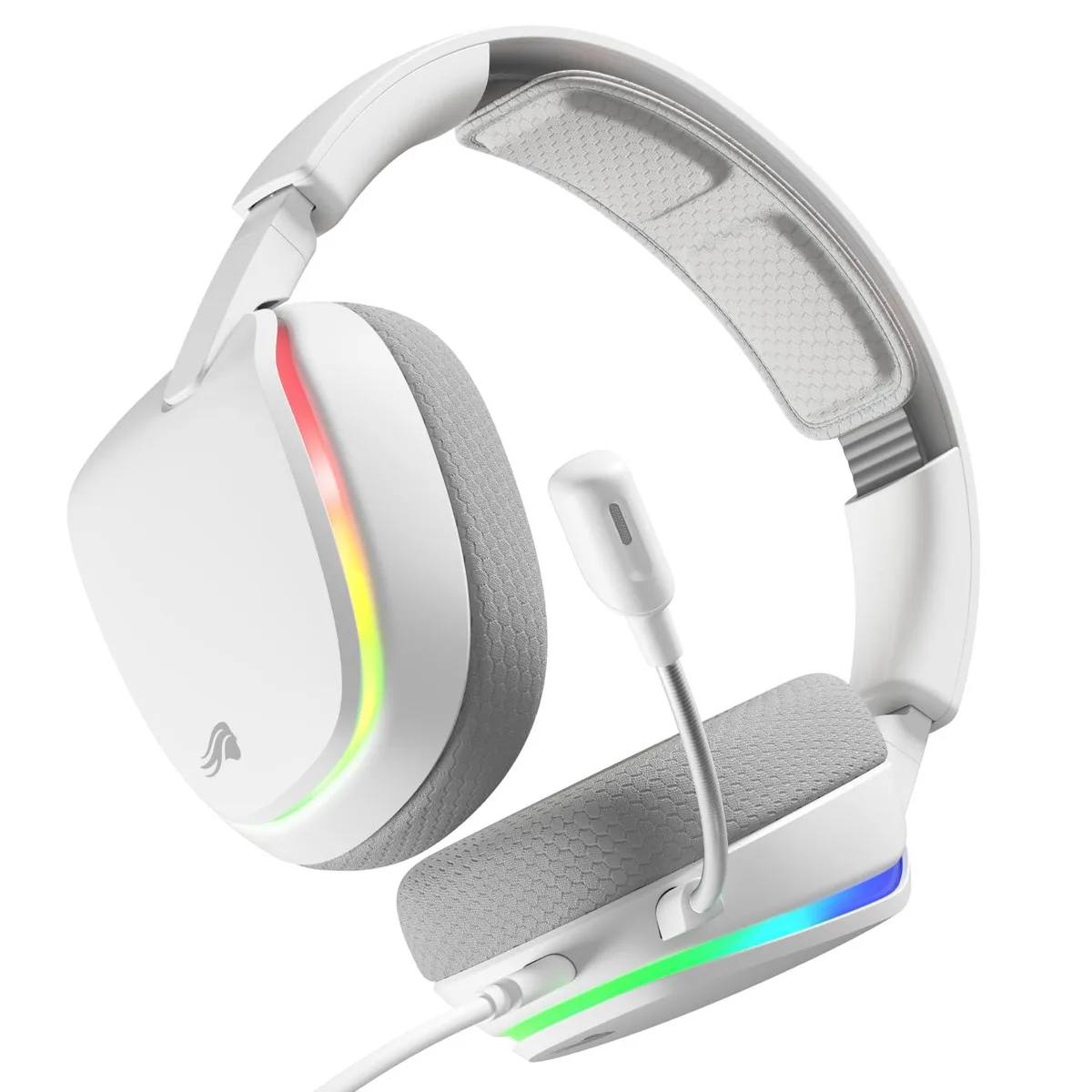  GLORIOUS GLO-A GHS Eternal RGB Gaming Headset White — product photo
