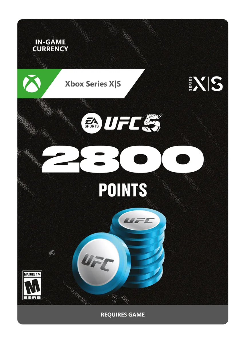 Electronic Arts Electronic Arts 7F6-00804 UFC 5 2800 Points Xbox Series X|S downloadable game — product photo