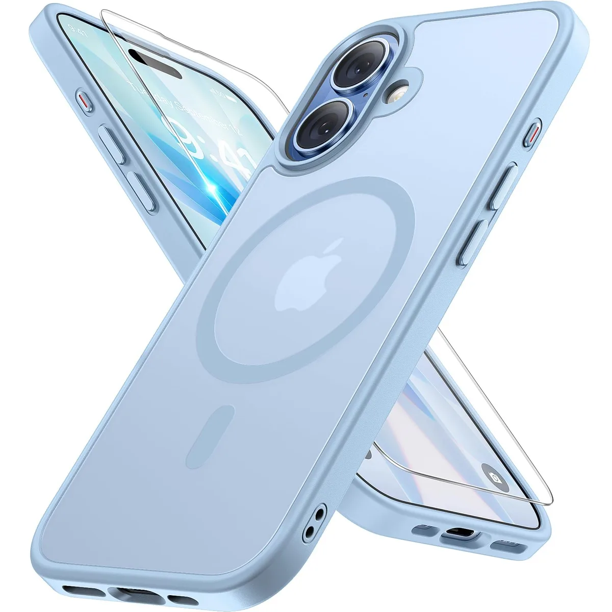 Miracase MR-017 Magnetic Case for iPhone 17 6.3 inch Light Blue — product photo