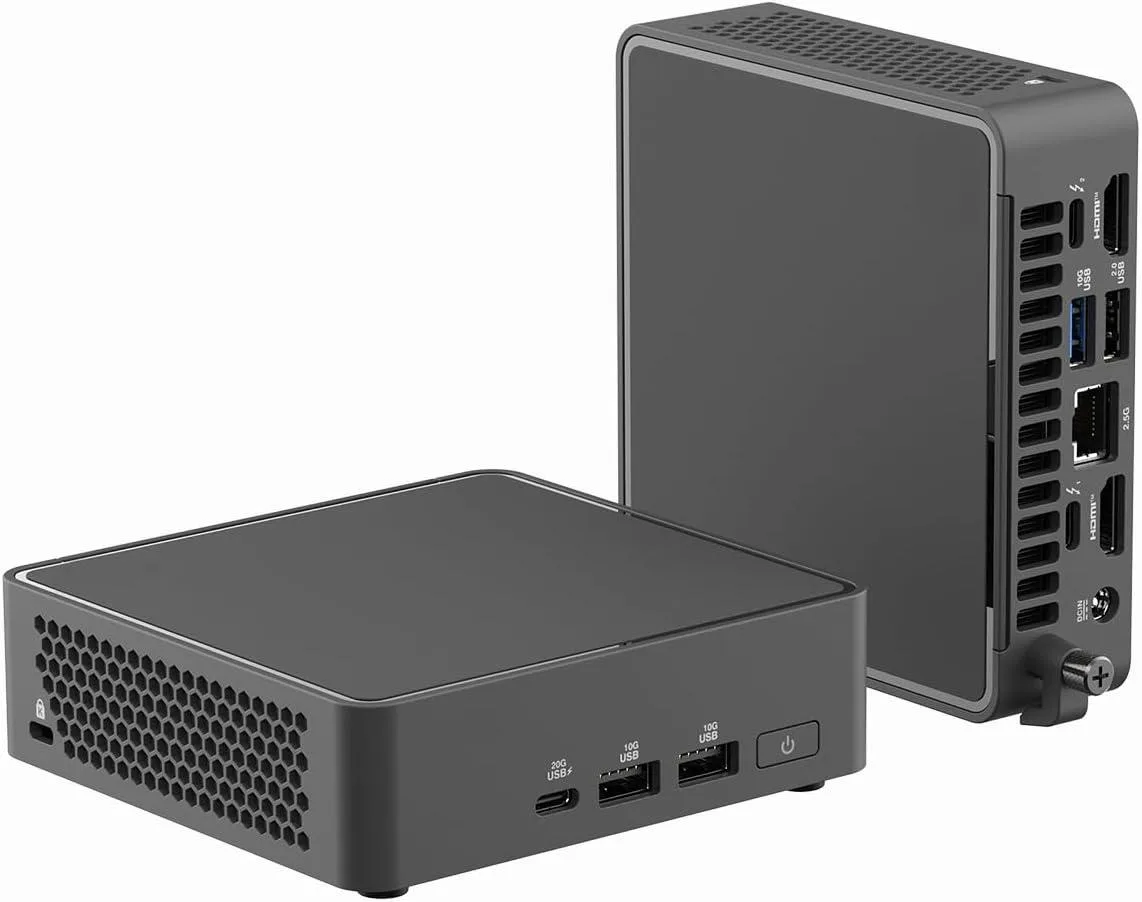 ASUS ASUS NUC 15 Pro NUC15CRKU5 Core Ultra 5 225H 96GB DDR5 0.48L barebone mini PC — product photo