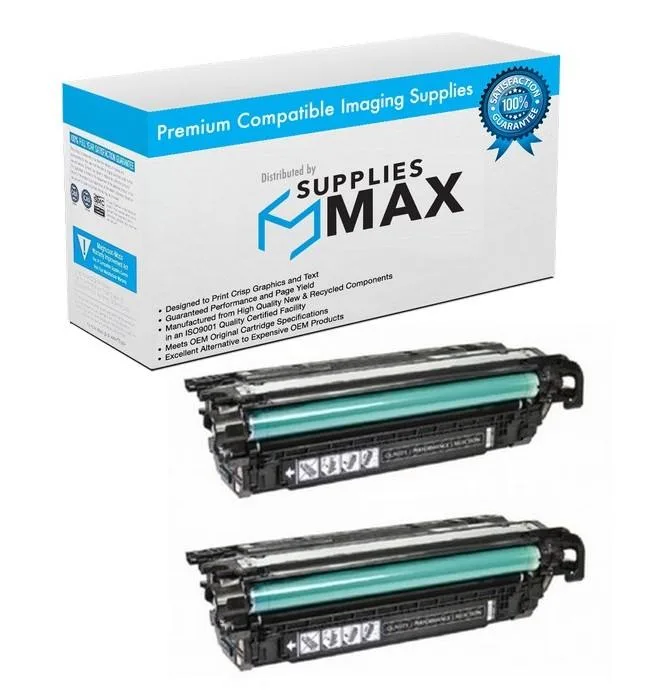 SuppliesMax SuppliesMax CF450AD Black Toner Cartridge 2-Pack 12500 Pages — product photo
