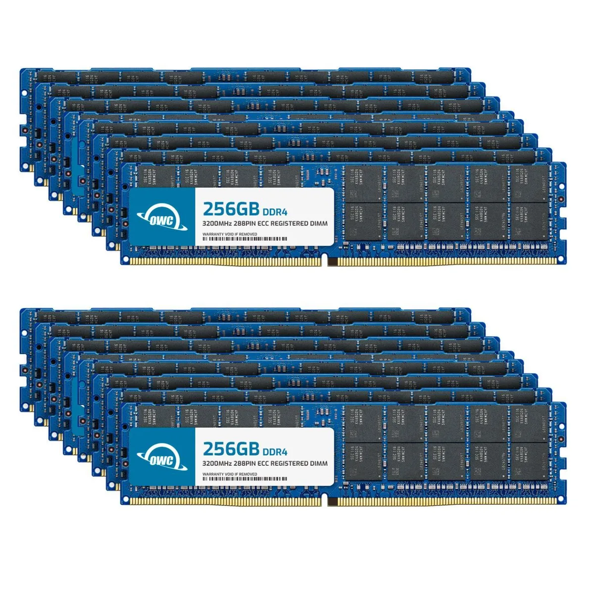 OWC OWC 4TB (16×256GB) DDR4 3200 CL22 8Rx4 ECC Registered RDIMM Kit — product photo