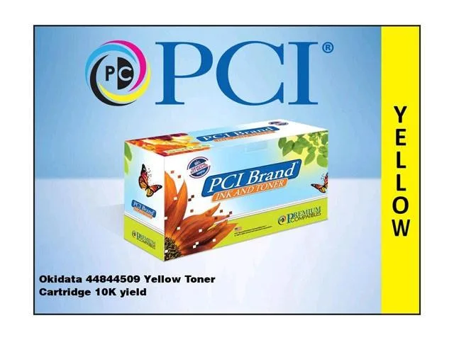 PCI PCI 44844509-PCI Yellow Toner Cartridge 10000 Page Okidata C831 — product photo
