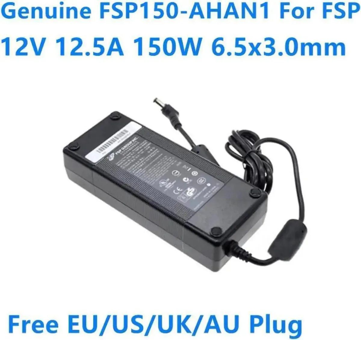 Vszerda Vszerda FSP150-AHAN1 12V 12.5A 150W 6.5 x 3.0 mm computer power adapter cord — product photo