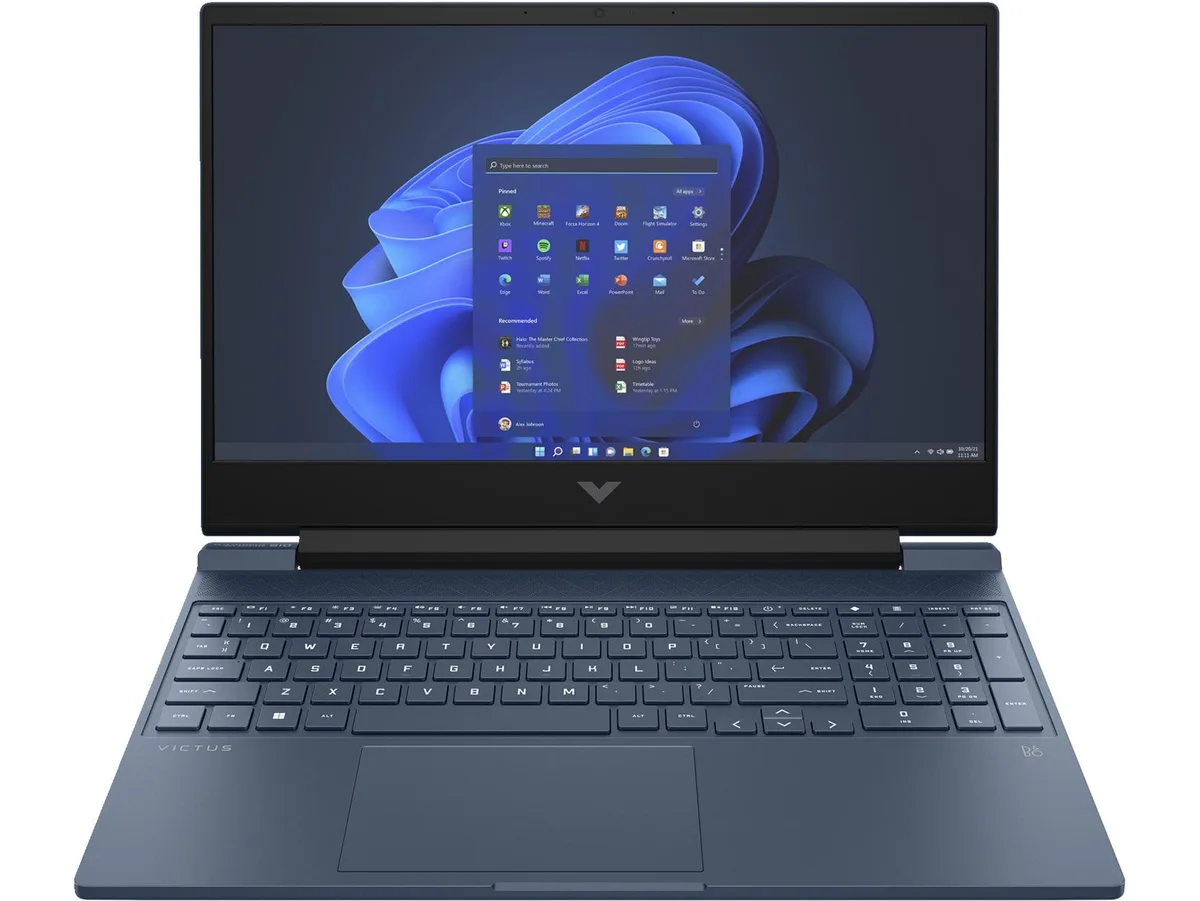 HP HP Victus 15 gaming laptop Blue i5-12450H 16GB DDR4 512GB RTX 3050 15.6" 144Hz — product photo