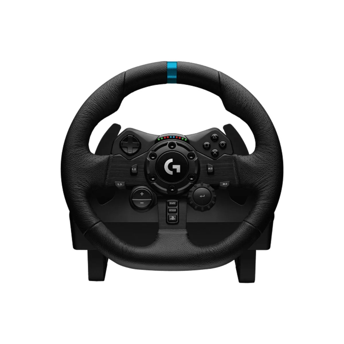 Logitech Logitech G923 900-degree steering wheel game controller, black — product photo