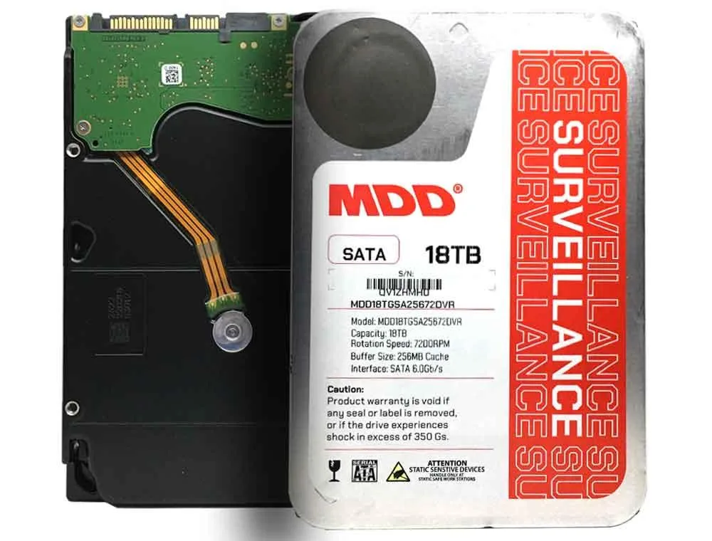MaxDigitalData MaxDigitalData MDD18TSATA25672DVR 18TB 7200 RPM 256MB Cache SATA 6.0Gb/s 3.5" internal hard drive — product photo
