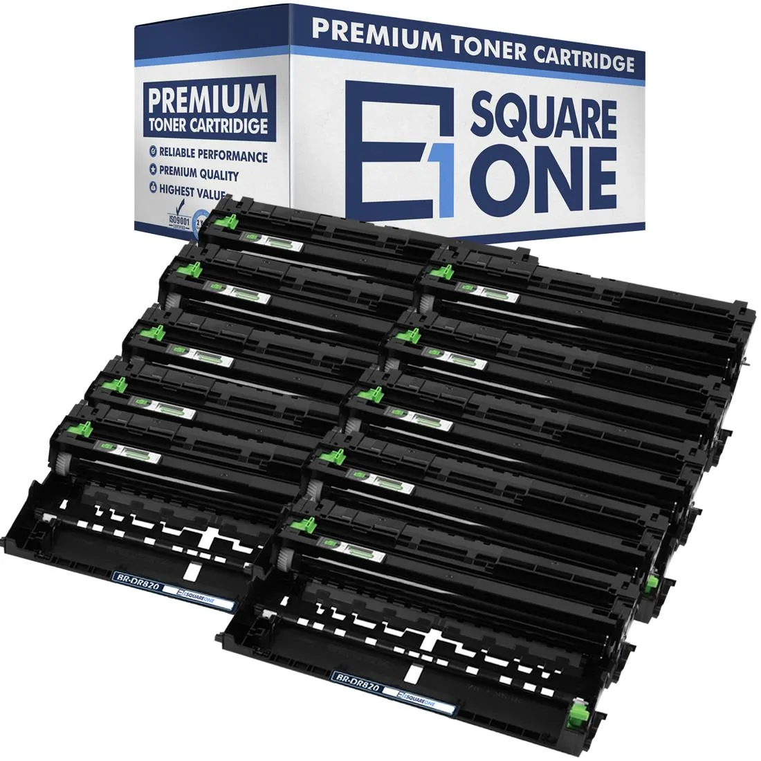 eSquareOne eSquareOne S1-BR-DR820-10 Compatible Drum Unit Black 10 Pack — product photo