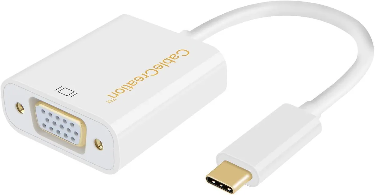 CableCreation CableCreation USB-C to VGA adapter 1080P 60Hz Chromebook Pixel XPS 13 Projector HDTV — product photo