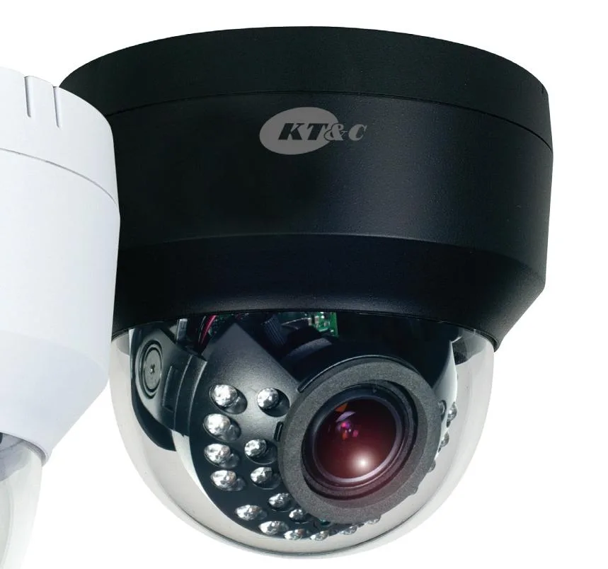 KT&C KT&C KEZ-c2DI28V12IRB analog camera 1080p dome 2.8-12mm 24 IR LED black — product photo
