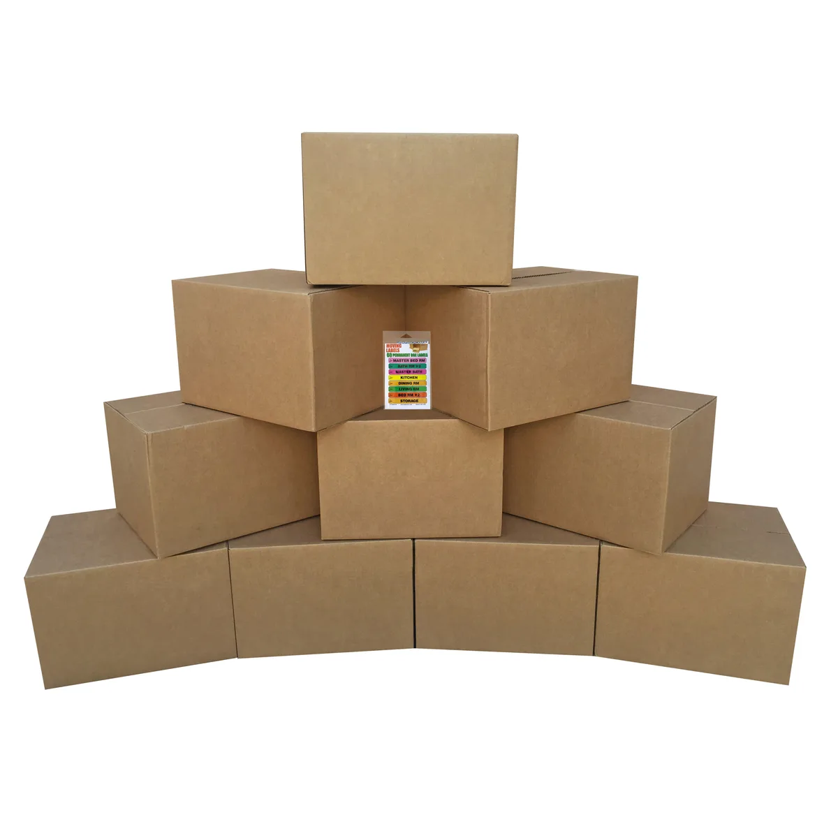 UBMOVE UBMOVE Medium Moving Boxes Pack of 10 18x14x12 with Moving Labels — product photo