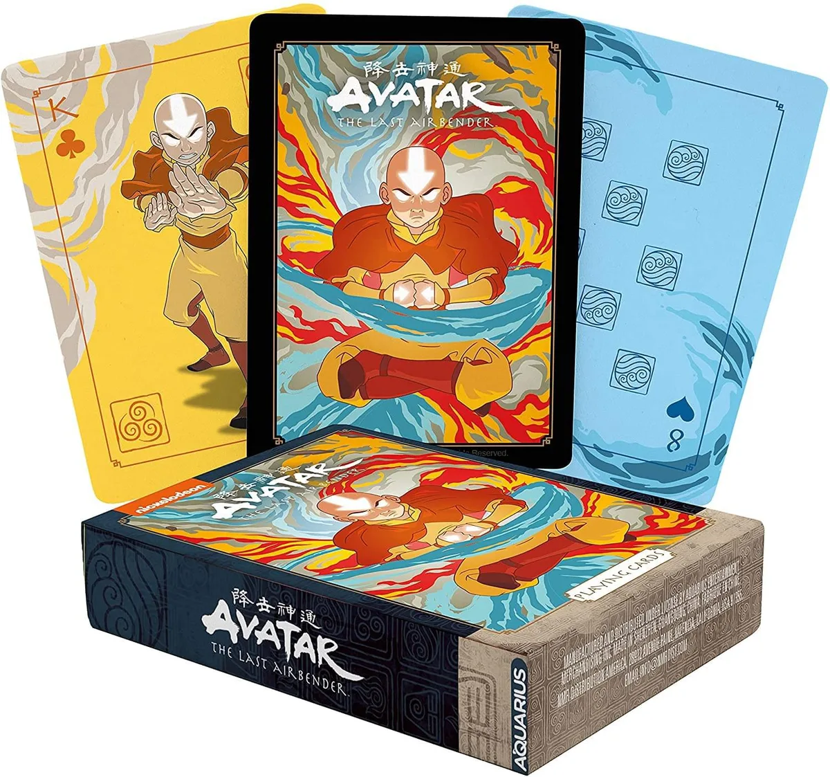 Standard tuck box holding a 54-card Avatar deck