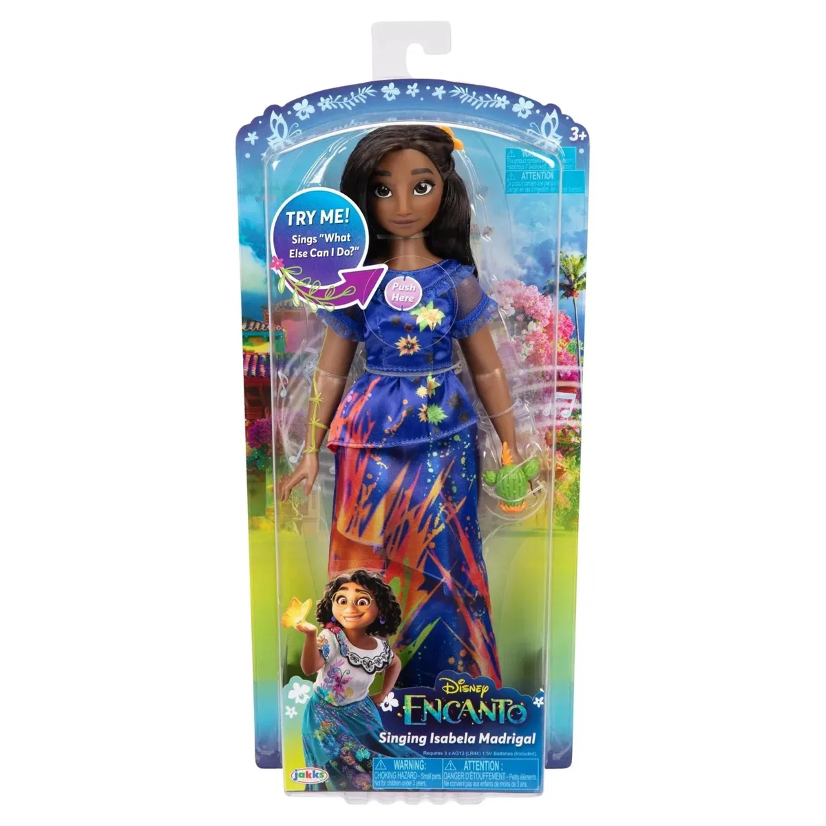 Jakks Pacific Jakks Pacific Disney Encanto Singing Isabela Madrigal 11" Doll Blue — product photo