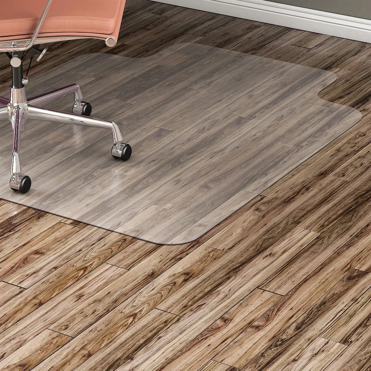 Lorell Lorell 82826 Chairmat 45x53 Lip 25x12 Clear office furniture — product photo