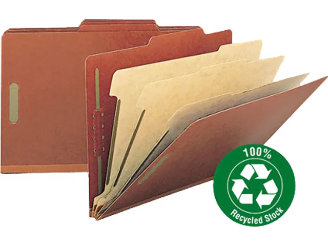Smead Smead 19099 Pressboard Classification Folder Legal Red 10/B — product photo