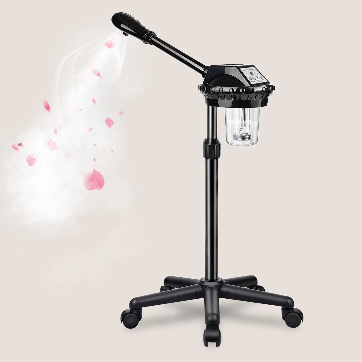 Qinrunkoi Professional Facial Steamer Black 750W 500ml 36-52in — product photo