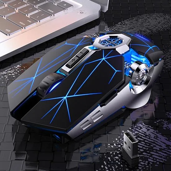 allentian allentian A7 2.4GHz 1600 DPI 7-key Wireless Gaming Mouse Black — product photo