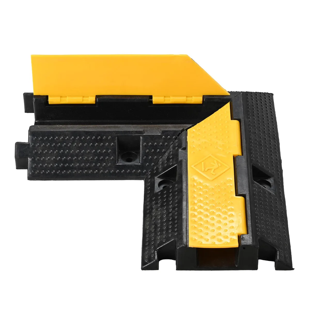 Yescom USA, Inc. Yescom USA, Inc. 33WCR009-1CC-0106 90° 1-Channel Corner Cord Cover 22000 Lbs — product photo