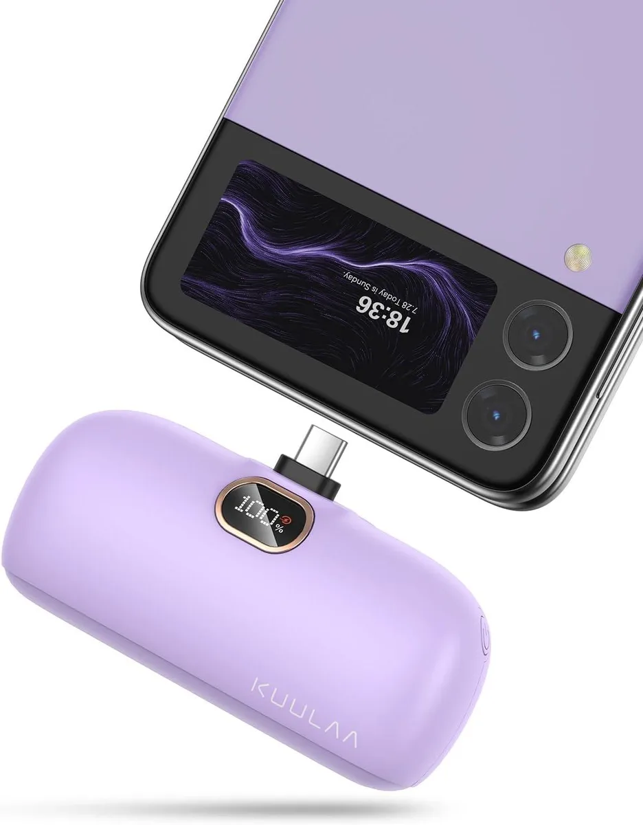 PISKEKAT PISKEKAT 5000mAh USB-C Power Bank 20W LCD 92g — product photo