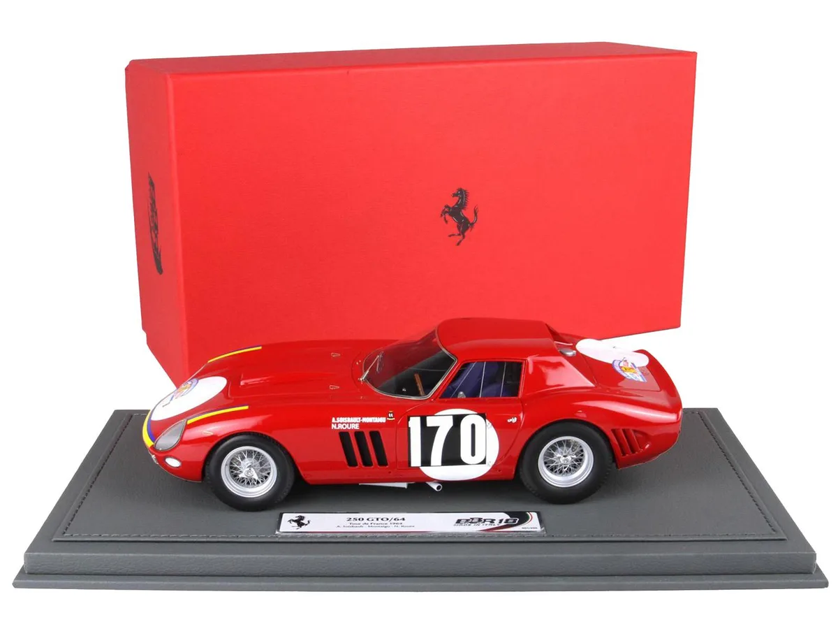 BBR BBR Ferrari 250 GTO #170 1/18 Tour de France 1964 Limited Edition 200 pieces with display case — product photo
