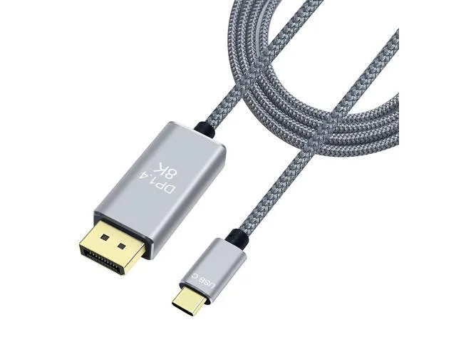 Manw Manw USB-C to DisplayPort Cable 3ft 8K@60Hz 4K@144Hz 2K@165Hz Braided — product photo