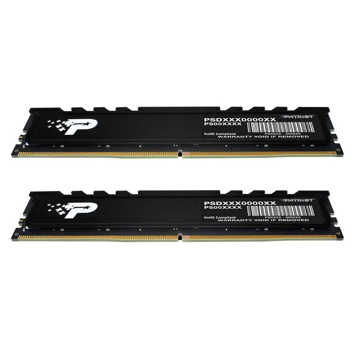 Patriot Memory Patriot Memory Signature Premium DDR5 32GB (2x16GB) 4800MHz CL40 UDIMM with Heatshield desktop RAM — product photo