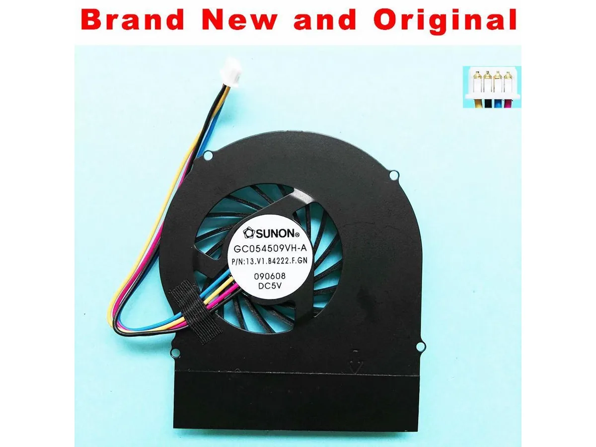 Fans Fans Laptop CPU Cooler GC054509VH-A 5V 1.9W 4-pin — product photo