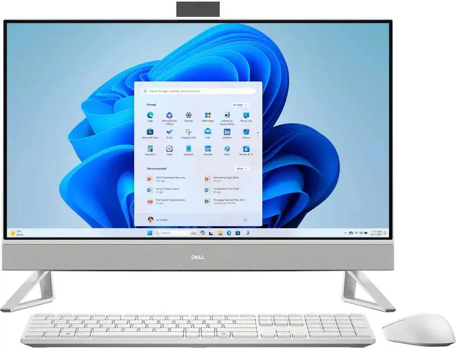 DELL DELL 27" 2K Touch All-in-One Core 7 150U 16GB MX570A 1TB White — product photo