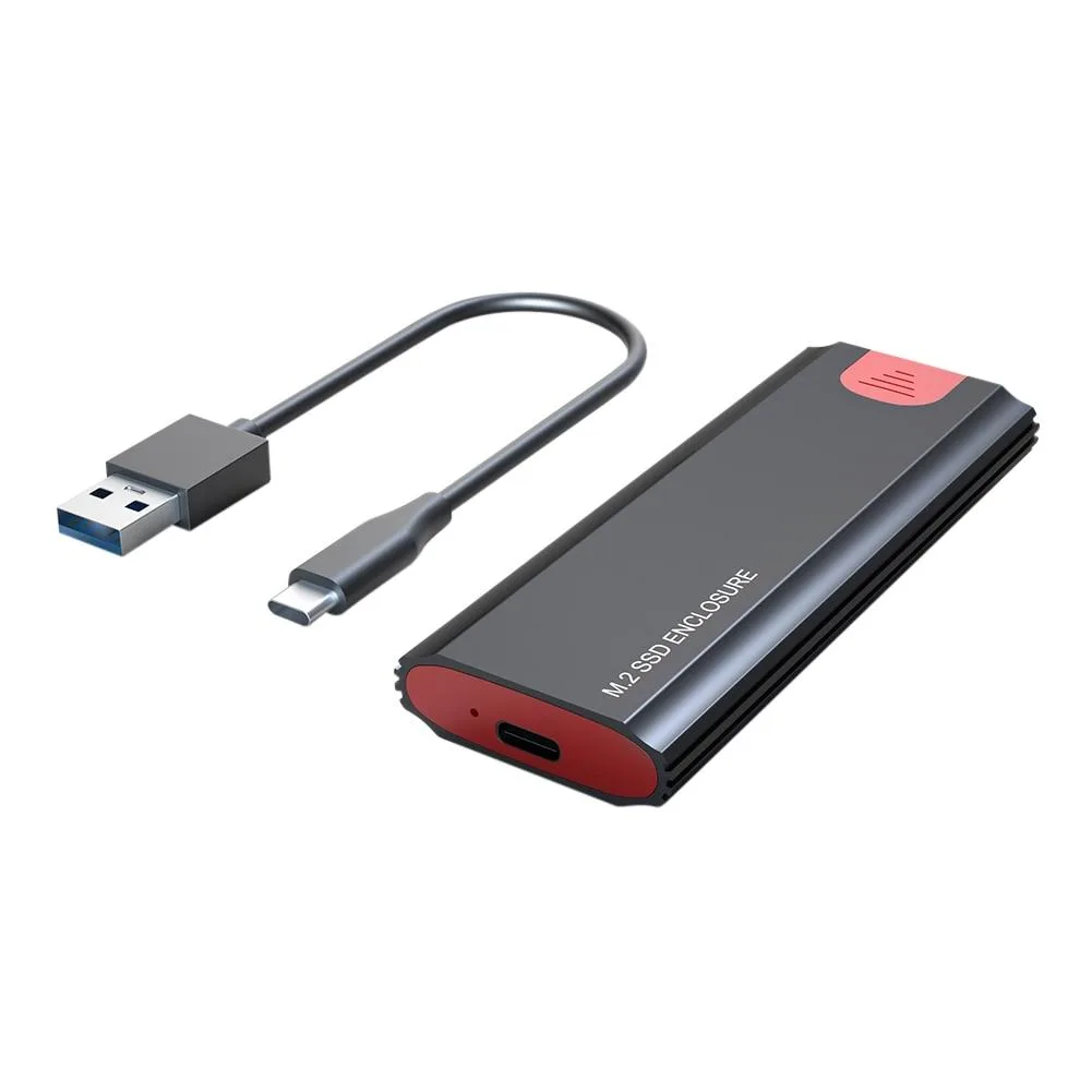 YINGHUA YINGHUA M.2 SSD Enclosure USB-C Dual Protocol Black 2TB — product photo