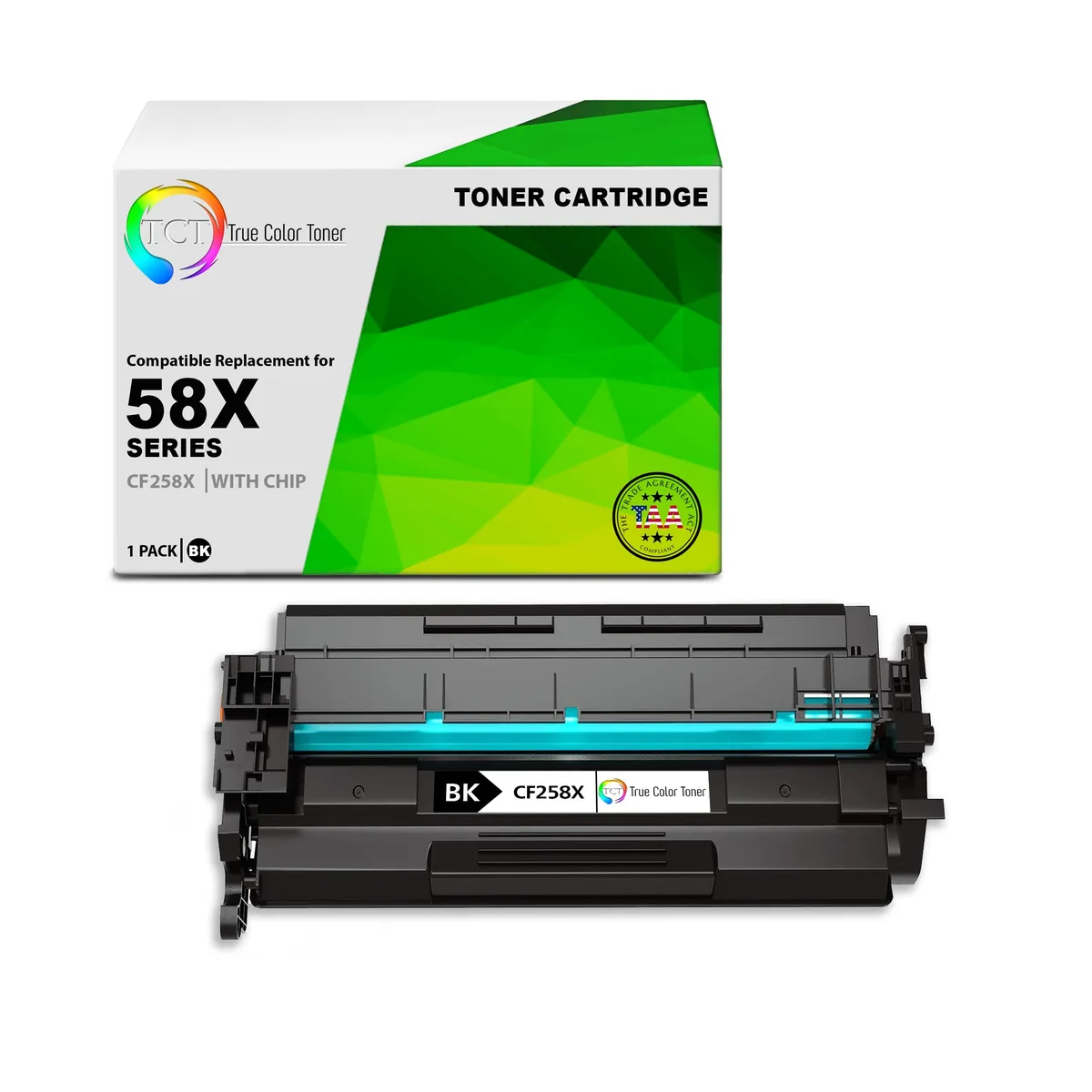 True Color Toner True Color Toner CF258X 58X Black High Yield Toner Cartridge 10000 Pages — product photo